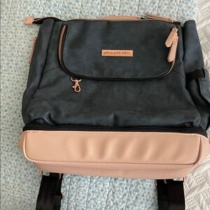 Petunia Pickle Bottom Black and Cream Backpack